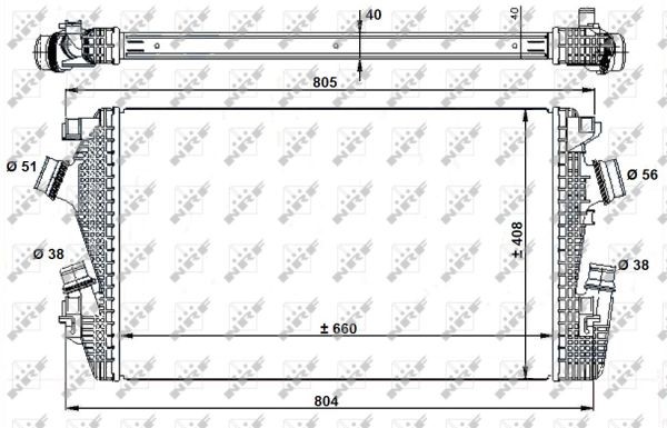 Intercooler Nrf 30934 NRF