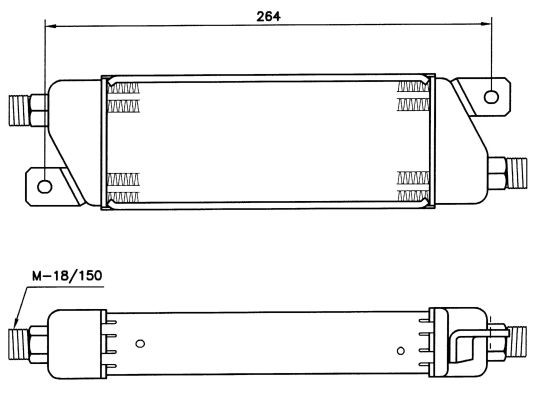 Oljekylare, motor Nrf 31050 NRF