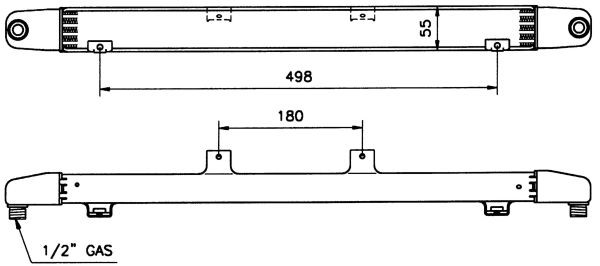 Oljekylare, motor Nrf 31064 NRF