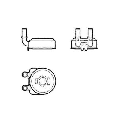 Oljekylare, motor Nrf 31739 NRF