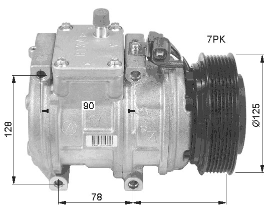 Kompressor, klimatanläggning Nrf 32390 NRF