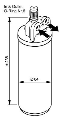 Torkfilter Nrf 33086 NRF