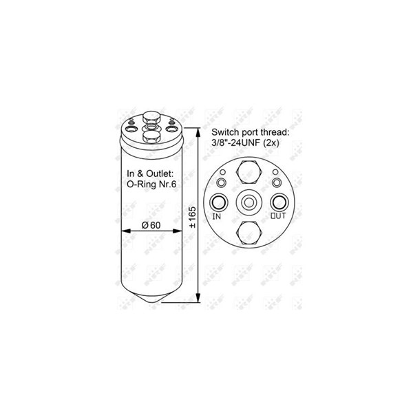 Torkfilter Nrf 33125 NRF Torkfilter Nrf 33125 NRF