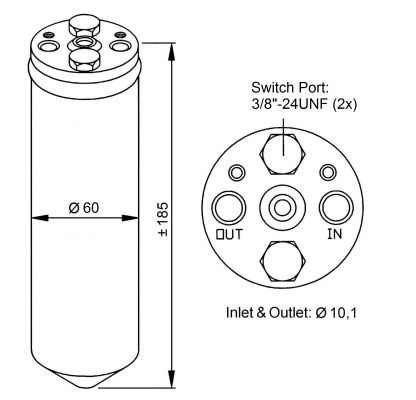 Torkfilter Nrf 33184 NRF
