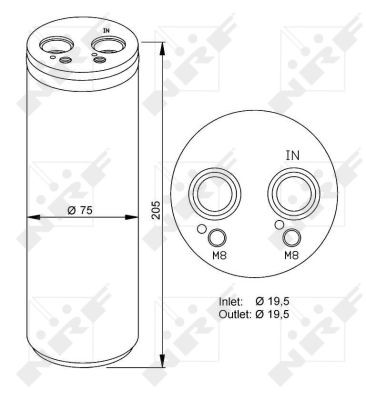 Torkfilter Nrf 33204 NRF