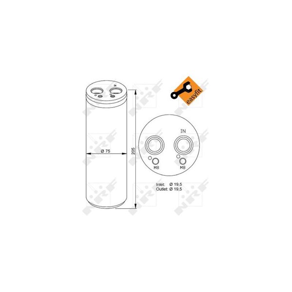 Torkfilter Nrf 33204 NRF