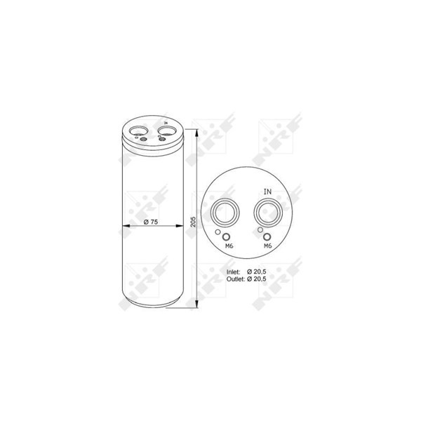 Torkfilter Nrf 33205 NRF Torkfilter Nrf 33205 NRF