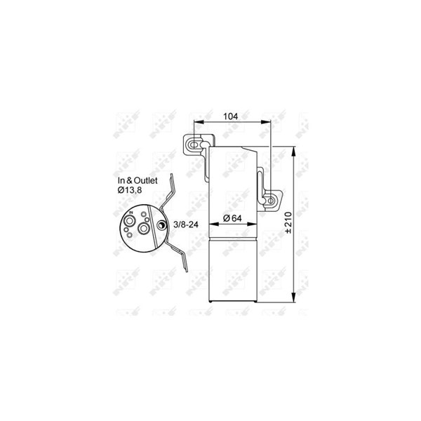 Torkfilter Nrf 33303 NRF Torkfilter Nrf 33303 NRF