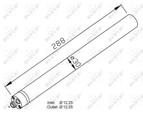Torkfilter Nrf 33310 NRF
