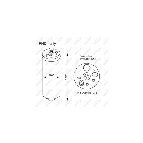 Torkfilter Nrf 33320 NRF Torkfilter Nrf 33320 NRF