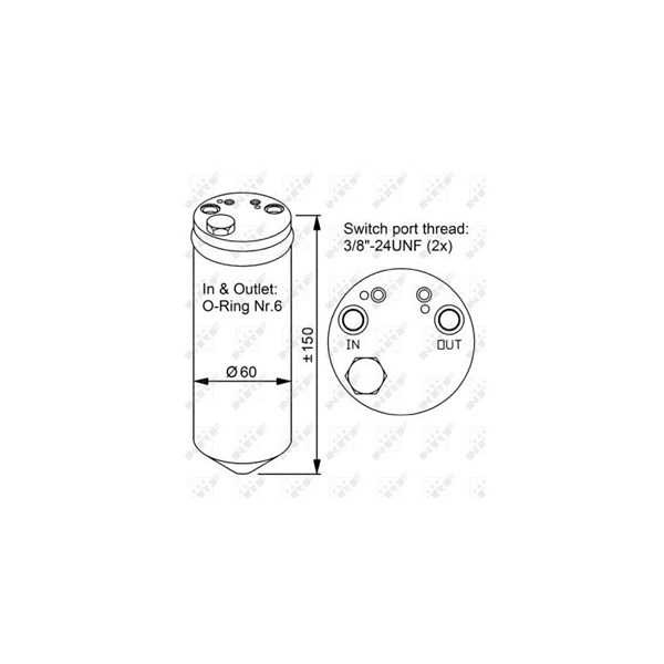 Torkfilter Nrf 33329 NRF Torkfilter Nrf 33329 NRF