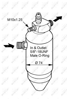 Torkfilter Nrf 33345 NRF