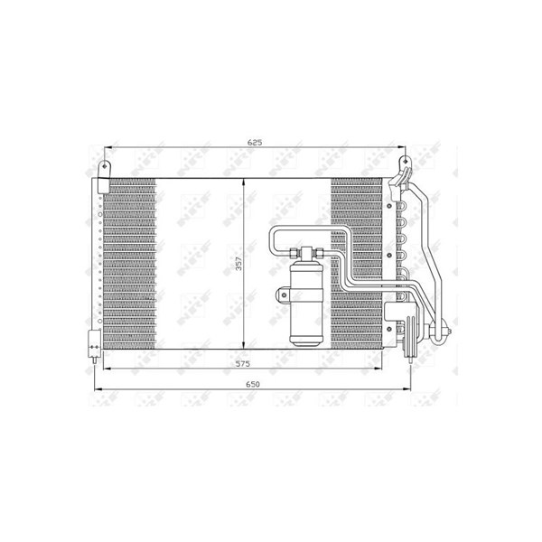 Kondensor, klimatanläggning Nrf 35134 NRF