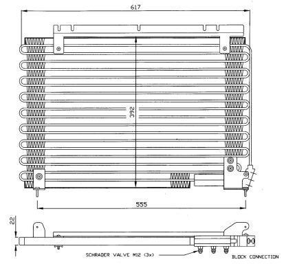 Kondensor, klimatanläggning Nrf 35191 NRF
