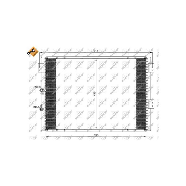 Kondensor, klimatanläggning Nrf 35461 NRF