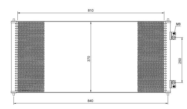 Kondensor, klimatanläggning Nrf 35651 NRF