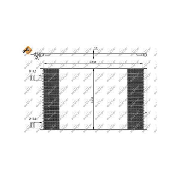 Kondensor, klimatanläggning Nrf 35902 NRF