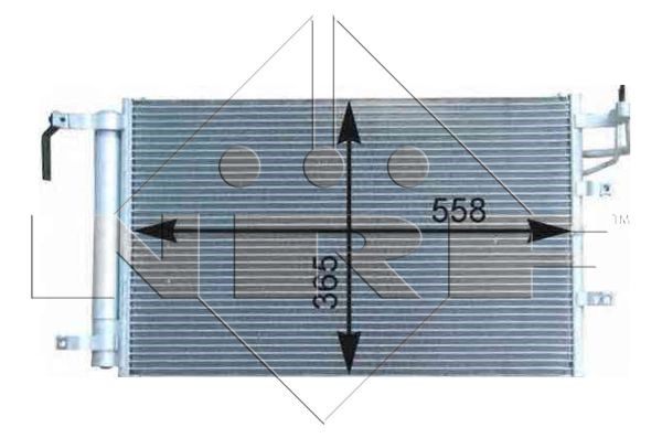 Kondensor, klimatanläggning Nrf 35982 NRF