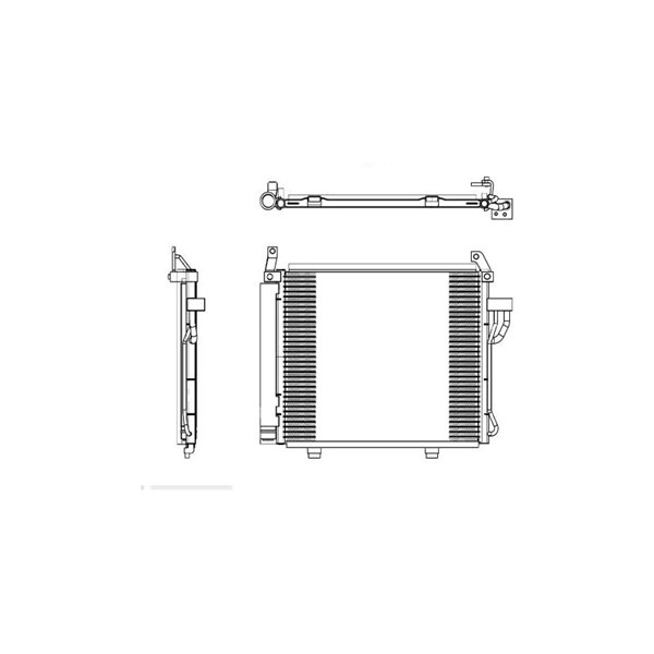 Kondensor, klimatanläggning Nrf 35992 NRF
