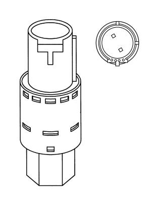 Tryckswitch, klimatanläggning Nrf 38917 NRF