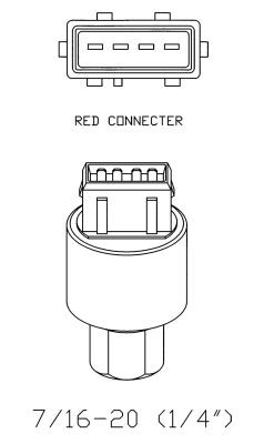 Tryckswitch, klimatanläggning Nrf 38936 NRF