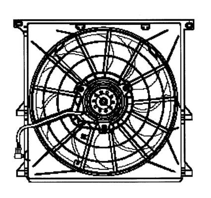 Fläkt, kylare 12V Nrf 47024 NRF
