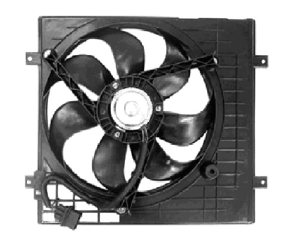Fläkt, kylare 12V, Vänster, Höger Nrf 47058 NRF