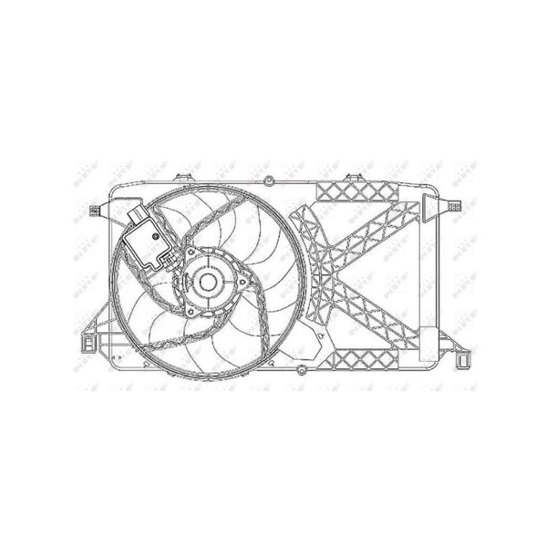 Fläkt, kylare 12V Nrf 47264 NRF