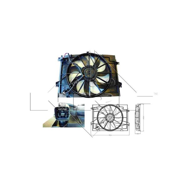 Fläkt, kylare 12V Nrf 47285 NRF