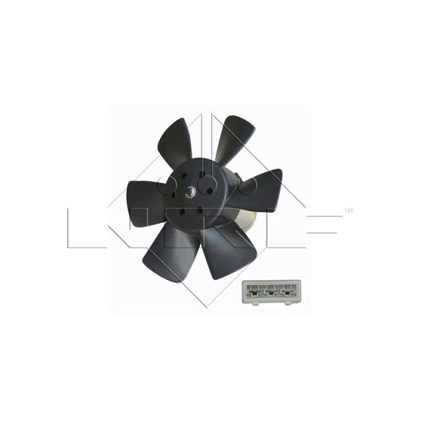 Fläkt, kylare 12V, Vänster Nrf 47429 NRF