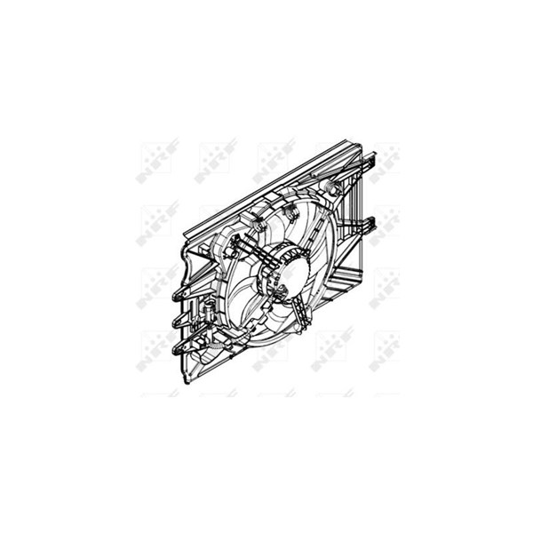 Fläkt, kylare 12V Nrf 47594 NRF