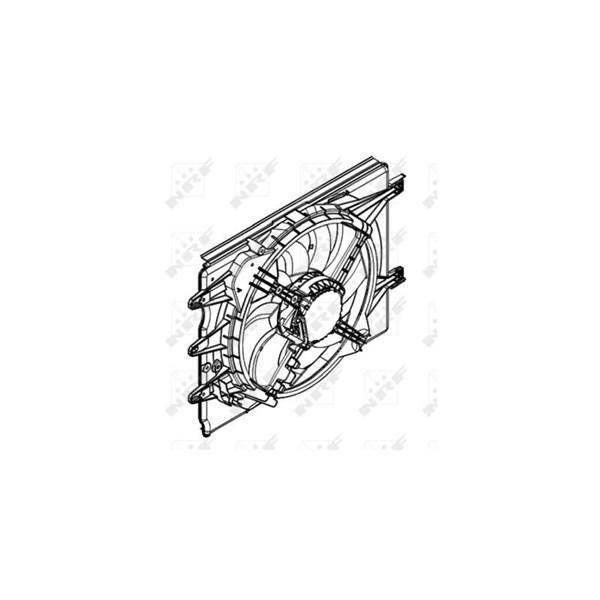 Fläkt, kylare 12V Nrf 47596 NRF
