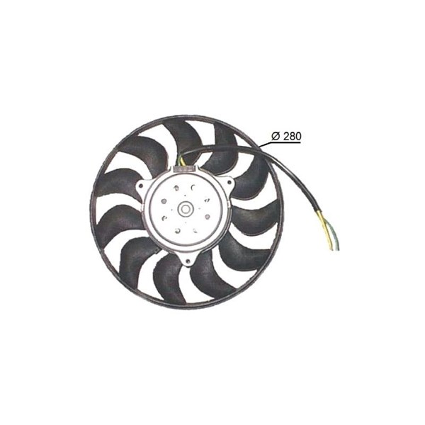Fläkt, kylare 12V, Vänster Nrf 47616 NRF