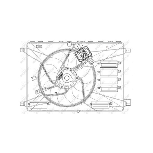 Fläkt, kylare 12V Nrf 47627 NRF Fläkt, kylare 12V Nrf 47627 NRF