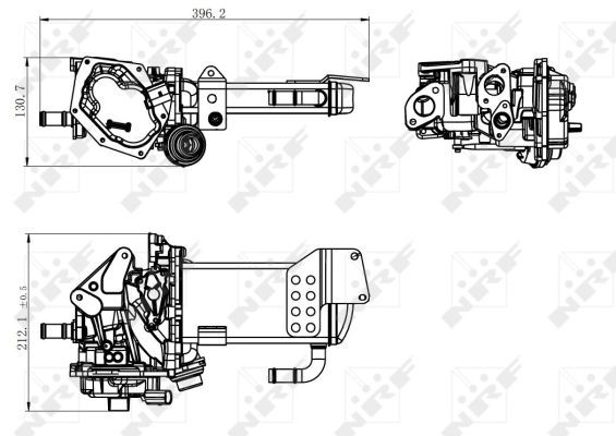 EGR-modul Nrf 48202 NRF