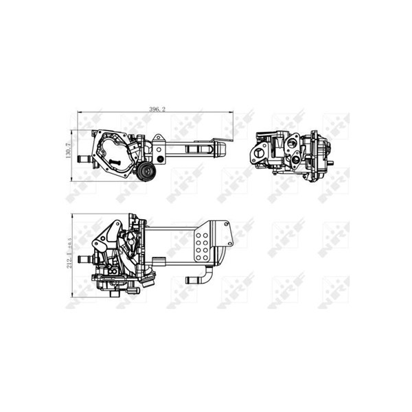 EGR-modul Nrf 48202 NRF EGR-modul Nrf 48202 NRF