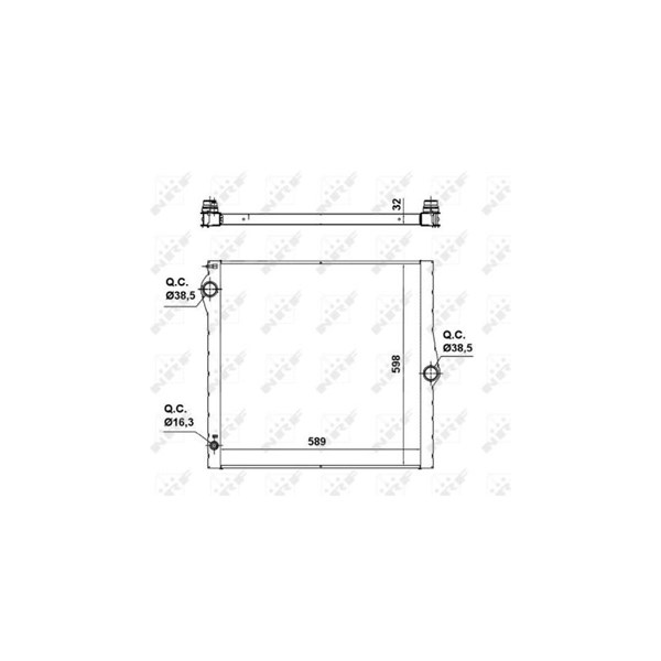 Kylare, motorkylning Nrf 50139 NRF Kylare, motorkylning Nrf 50139 NRF