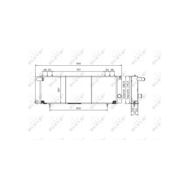 Kylare, motorkylning Nrf 50231 NRF Kylare, motorkylning Nrf 50231 NRF