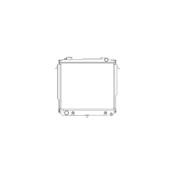 Kylare, motorkylning Nrf 50300 NRF