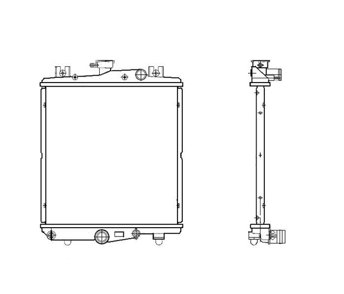 Kylare, motorkylning Nrf 50302 NRF Kylare, motorkylning Nrf 50302 NRF