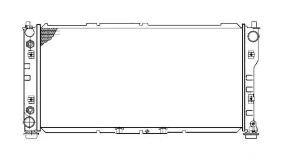 Kylare, motorkylning Nrf 50329 NRF