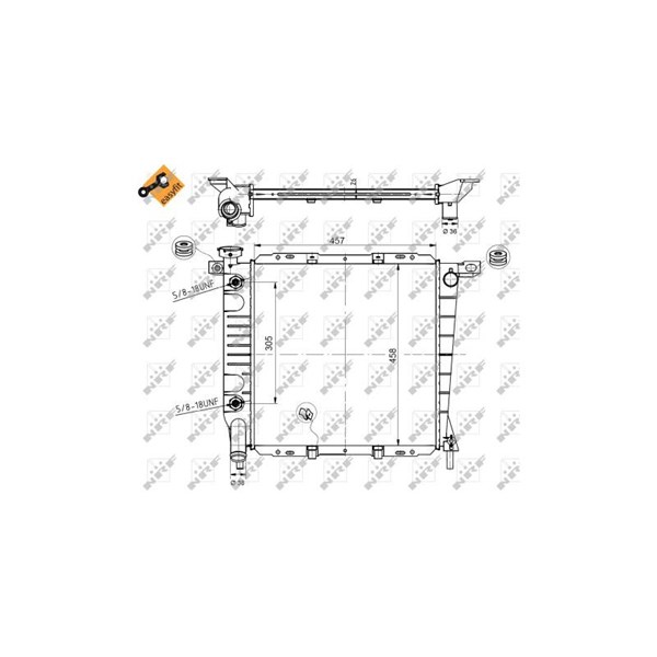 Kylare, motorkylning Nrf 50379 NRF Kylare, motorkylning Nrf 50379 NRF