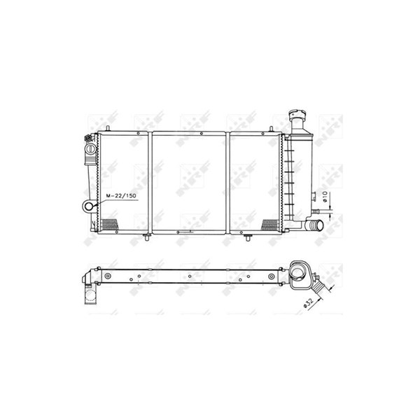 Kylare, motorkylning Nrf 50406 NRF Kylare, motorkylning Nrf 50406 NRF