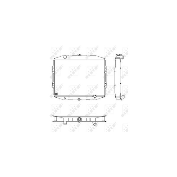 Kylare, motorkylning Nrf 504125 NRF Kylare, motorkylning Nrf 504125 NRF