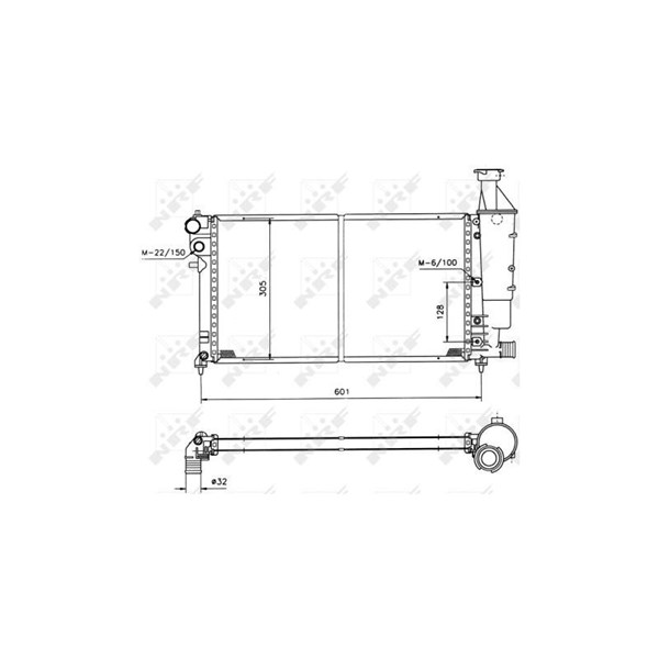 Kylare, motorkylning Nrf 50421 NRF Kylare, motorkylning Nrf 50421 NRF