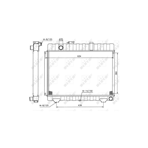 Kylare, motorkylning Nrf 504236 NRF Kylare, motorkylning Nrf 504236 NRF