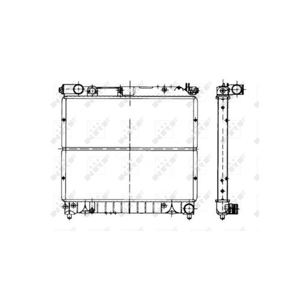 Kylare, motorkylning Nrf 50431 NRF