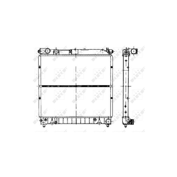 Kylare, motorkylning Nrf 50432 NRF Kylare, motorkylning Nrf 50432 NRF