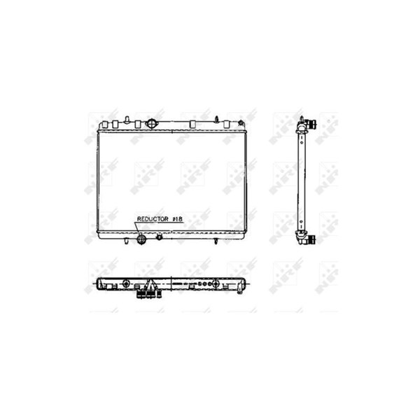 Kylare, motorkylning Nrf 50436 NRF Kylare, motorkylning Nrf 50436 NRF