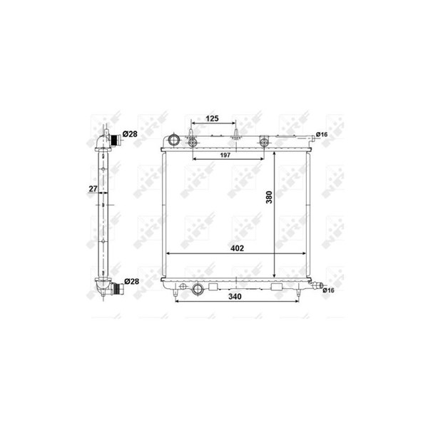 Kylare, motorkylning Nrf 50439 NRF Kylare, motorkylning Nrf 50439 NRF